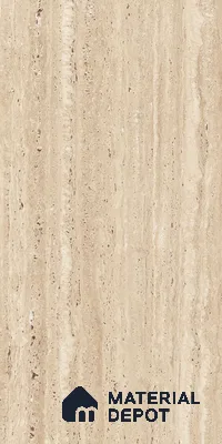 Marble Floor & Wall Tile TL 12957 Akota Brown 4 ft x 2 ft Matte Finish Vitrified Tile - 9 mm | 4 Random Design | Suitable For Accent/Feature Wall, Kitchen, Dining Area
