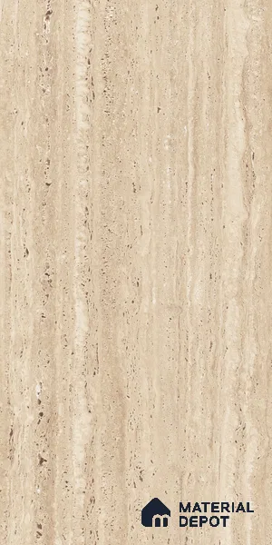 Marble Floor & Wall Tile TL 12957 Akota Brown 4 ft x 2 ft Matte Finish Vitrified Tile - 9 mm | 4 Random Design | Suitable For Accent/Feature Wall, Kitchen, Dining Area