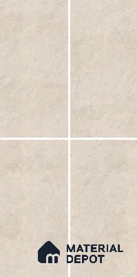 Marble Floor & Wall Tile TL 12961 C Krafton Beige 4 ft x 2 ft Matte Finish Vitrified Tile - 9 mm | 6 Random Design | Suitable For Accent/Feature Wall, Kitchen, Dining Area