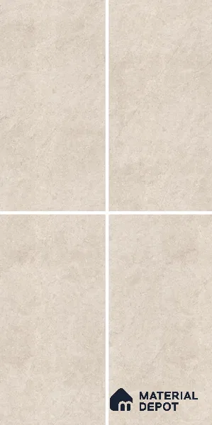 Marble Floor & Wall Tile TL 12961 C Krafton Beige 4 ft x 2 ft Matte Finish Vitrified Tile - 9 mm | 6 Random Design | Suitable For Accent/Feature Wall, Kitchen, Dining Area