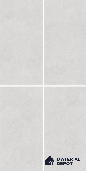 Marble Floor & Wall Tile TL 12961 B Krafton Bianco 4 ft x 2 ft Matte Finish Vitrified Tile - 9 mm | 6 Random Design | Suitable For Accent/Feature Wall, Kitchen, Dining Area