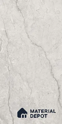 Marble Floor & Wall Tile TL 12958 Dollo Grey 4 ft x 2 ft Matte Finish Vitrified Tile - 9 mm | 4 Random Design | Suitable For Accent/Feature Wall, Kitchen, Dining Area