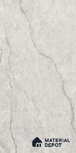 Marble Floor & Wall Tile TL 12958 Dollo Grey 4 ft x 2 ft Matte Finish Vitrified Tile - 9 mm | 4 Random Design | Suitable For Accent/Feature Wall, Kitchen, Dining Area