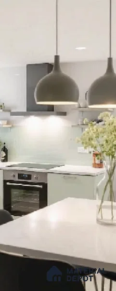 Soft Ivory Solid Colors look LM 23976 8 ft x 4 ft Matte Finish Decorative Laminate - 1 mm | Suitable for TV Unit, Wardrobe, Kitchen Cabinets