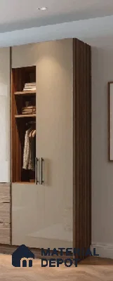 Taupe Beige Solid Colors look LM 23984 8 ft x 4 ft Matte Finish Decorative Laminate - 1 mm | Suitable for TV Unit, Wardrobe, Kitchen Cabinets
