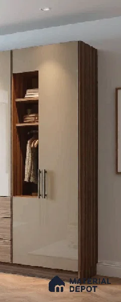 Taupe Beige Solid Colors look LM 23984 8 ft x 4 ft Matte Finish Decorative Laminate - 1 mm | Suitable for TV Unit, Wardrobe, Kitchen Cabinets