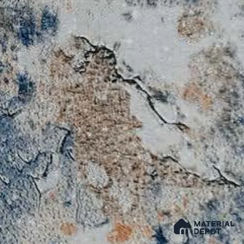 5502 | Blue & Rust Granite Stone Look Wallpaper 10 Meter x 21 Inches - 57.41 Sq. Ft.