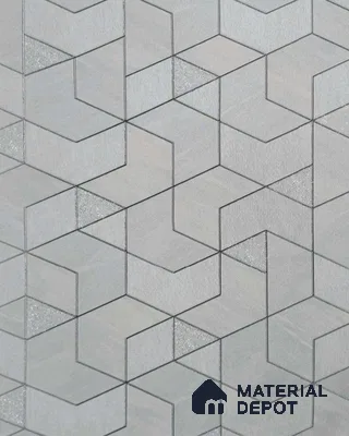 5523 | 10 Meter x 21 Inches Geometric Look Wallpaper - 57.41 Sq. Ft.