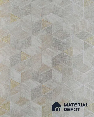 5524 | Grey Shaded Cube Non Woven Geometric Wallpaper - 10 Meter x 21 Inches, 57.41 Sq. Ft.