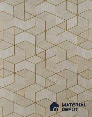 5525 | 10 Meter x 21 Inches Geometric Look Wallpaper - 57.41 Sq. Ft.
