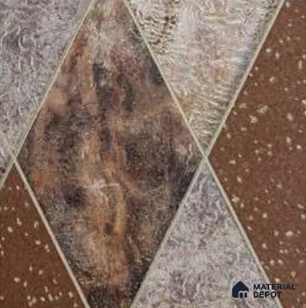 5531 | Rust Harlequin Marble Non Woven Geometric Wallpaper - 10 Meter x 21 Inches, 57.41 Sq. Ft.