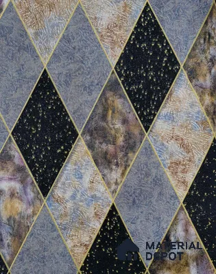 5534 | Lavender Black Harlequin Marble Non Woven Geometric Wallpaper - 10 Meter x 21 Inches, 57.41 Sq. Ft.