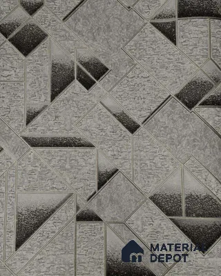 5539 | Grey & Brown Fractured Diamond Non Woven Patterned Wallpaper - 10 Meter x 21 Inches, 57.41 Sq. Ft.