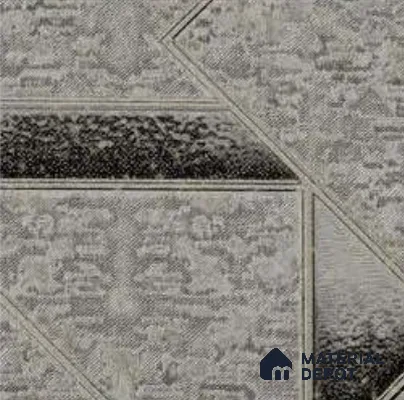 5539 | Grey & Brown Fractured Diamond Non Woven Patterned Wallpaper - 10 Meter x 21 Inches, 57.41 Sq. Ft.