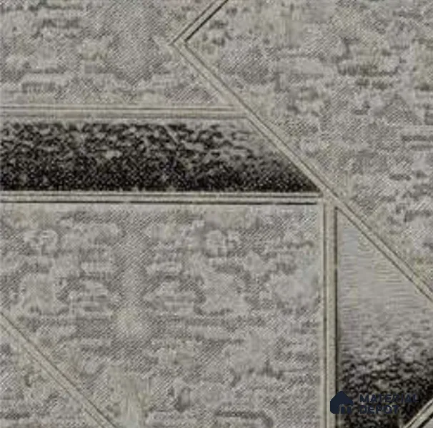 5539 | Grey & Brown Fractured Diamond Non Woven Patterned Wallpaper - 10 Meter x 21 Inches, 57.41 Sq. Ft.