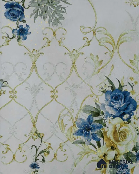 5547 | 10 Meter x 21 Inches Florals Look Wallpaper - 57.41 Sq. Ft.