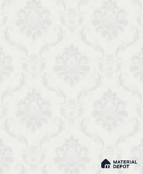 555152 | 10 Meter x 21 Inches Damask Look Wallpaper - 57.41 Sq. Ft. | Minimum 15% wastage during installation
