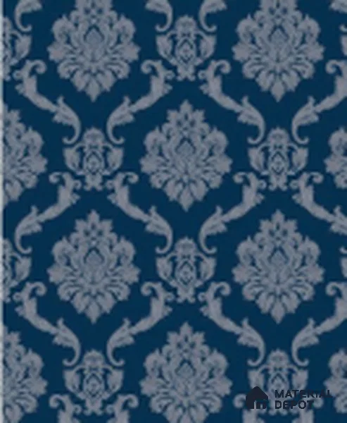 555153 | 10 Meter x 21 Inches Damask Look Wallpaper - 57.41 Sq. Ft. | Minimum 15% wastage during installation
