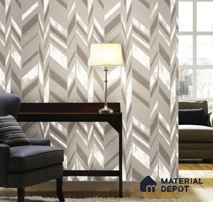 555159 | 10 Meter x 21 Inches Patterned Look Wallpaper - 57.41 Sq. Ft. | Minimum 15% wastage during installation
