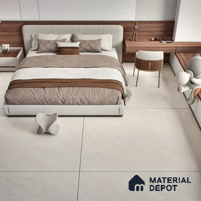 TL 10153 C Oracle Crema Endless 6 ft x 4 ft Satin Finish GVT Vitrified Tile - 9 mm | Adhesive and Spacers Must be Used During Installation