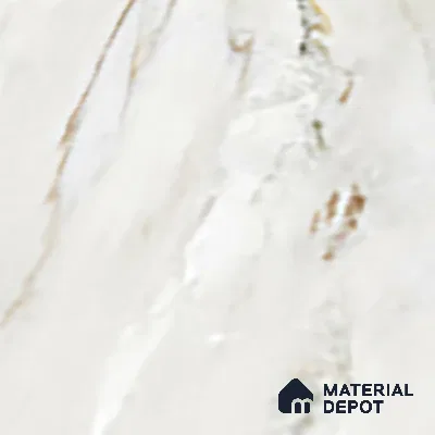 TL 08097 B Lorex white 6 ft x 4 ft Glossy Finish Endless PGVT Vitrified Tile - 15 mm (Random 4) | Adhesive and Spacers Must be Used During Installation