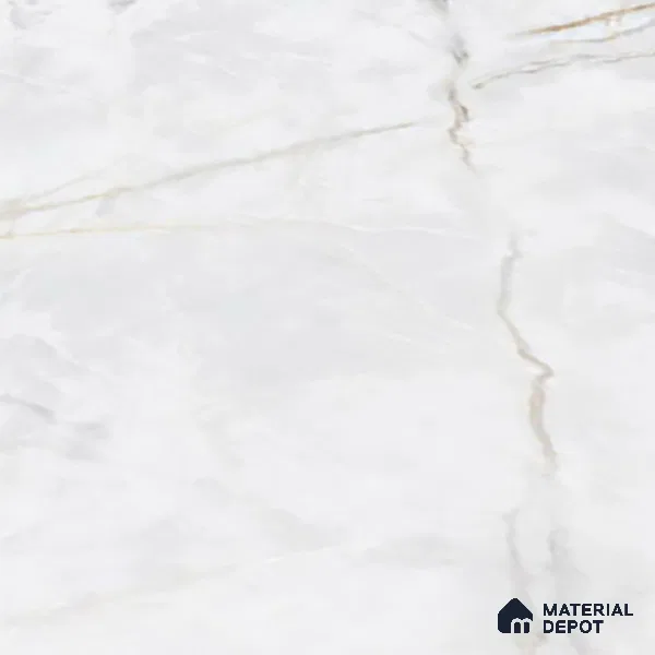 TL 09961 Fame white 6 ft x 4 ft Glossy Finish Endless PGVT Vitrified Tile - 15 mm (Random 4) | Adhesive and Spacers Must be Used During Installation