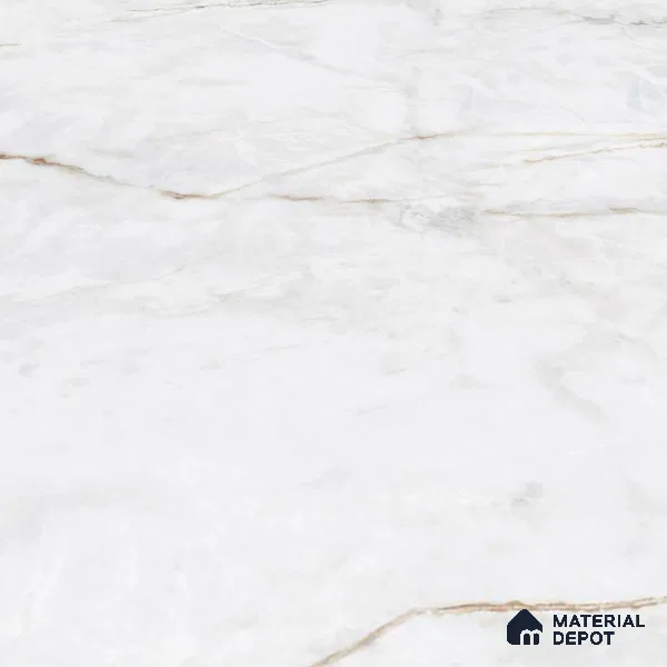 Endless Marble Floor & Wall Tile TL 09961 B Fame white 6 ft x 4 ft Glossy Finish Endless Vitrified Large Format Tile - 9 mm | 3 Random Design | Suitable For Living Room, Bedroom, Bathroom | Adhesive and Spacers Must be Used During Installation