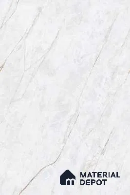 Endless Marble Floor & Wall Tile TL 09961 B Fame white 6 ft x 4 ft Glossy Finish Endless Vitrified Large Format Tile - 9 mm | 3 Random Design | Suitable For Living Room, Bedroom, Bathroom | Adhesive and Spacers Must be Used During Installation