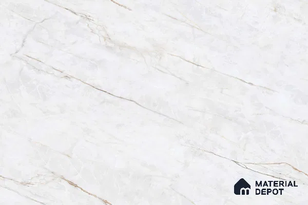 Endless Marble Floor & Wall Tile TL 09961 C Fame white 6 ft x 4 ft Matte Finish Vitrified Large Format Tile - 9 mm | 3 Random Design | Suitable For Living Room, Bedroom, Bathroom