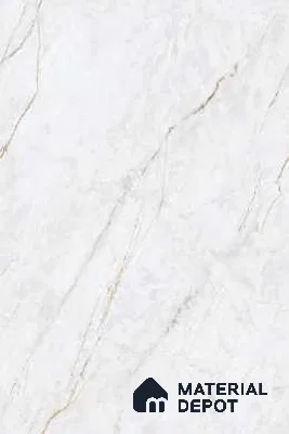 Endless Marble Floor & Wall Tile TL 09961 C Fame white 6 ft x 4 ft Matte Finish Vitrified Large Format Tile - 9 mm | 3 Random Design | Suitable For Living Room, Bedroom, Bathroom