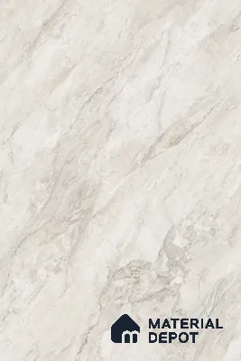 Large Format Marble Floor Tile TL 10549 Milano Grey Glossy Finish Vitrified Tile - 15 mm | Suitable for Living Room, Bedroom, Office | Adhesive and Spacers Must be Used During Installation