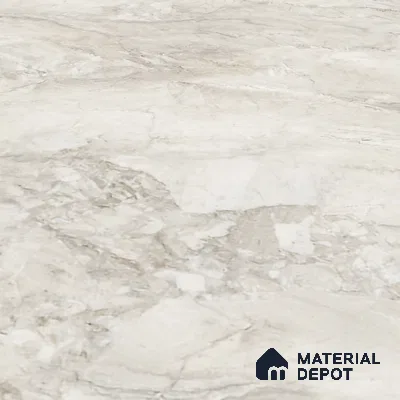 Large Format Marble Floor Tile TL 10549 Milano Grey Glossy Finish Vitrified Tile - 15 mm | Suitable for Living Room, Bedroom, Office | Adhesive and Spacers Must be Used During Installation