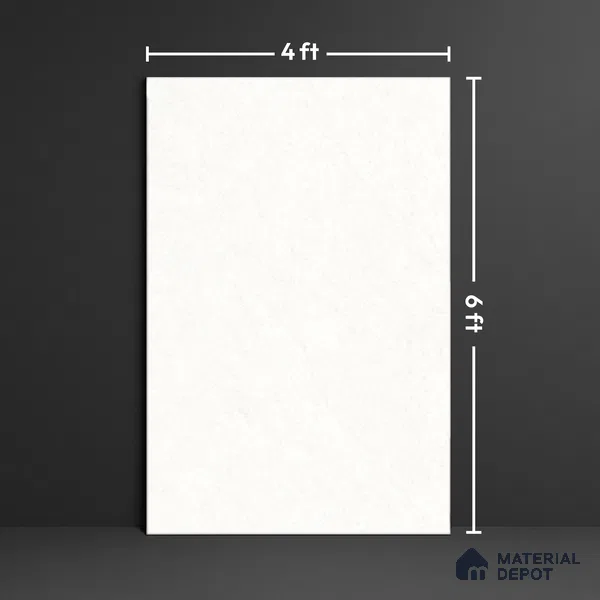 Large Format Marble Floor Tile TL 10220 Paris Bianco Glossy Finish Vitrified Tile - 15 mm | Suitable for Living Room, Bedroom, Office | Adhesive and Spacers Must be Used During Installation