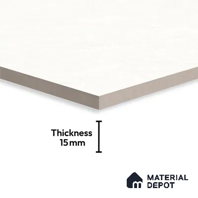 Large Format Marble Floor Tile TL 10220 Paris Bianco Glossy Finish Vitrified Tile - 15 mm | Suitable for Living Room, Bedroom, Office | Adhesive and Spacers Must be Used During Installation