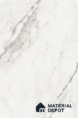 Large Format Marble Floor Tile TL 10219 Glacier Beach Glossy Finish Vitrified Tile - 15 mm | Suitable for Living Room, Bedroom, Office | Adhesive and Spacers Must be Used During Installation