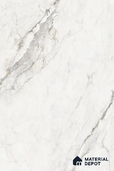 Large Format Marble Floor Tile TL 10219 Glacier Beach Glossy Finish Vitrified Tile - 15 mm | Suitable for Living Room, Bedroom, Office | Adhesive and Spacers Must be Used During Installation