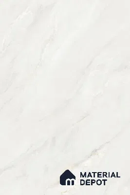 Large Format Marble Floor & Wall Tile TL 10204 Iceland Bianco Glossy Finish Vitrified Tile - 9 mm | Suitable for Kitchen, Bathroom, Bedroom & Office | Adhesive and Spacers Must be Used During Installation