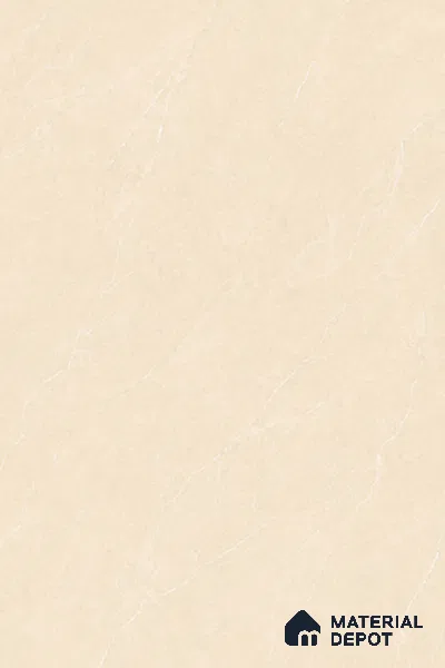 Large Format Marble Floor & Wall Tile TL 10254 Macroni Crema Carving Matte Finish Vitrified Tile - 9 mm | Suitable for Kitchen, Bathroom, Bedroom & Office | Adhesive and Spacers Must be Used During Installation