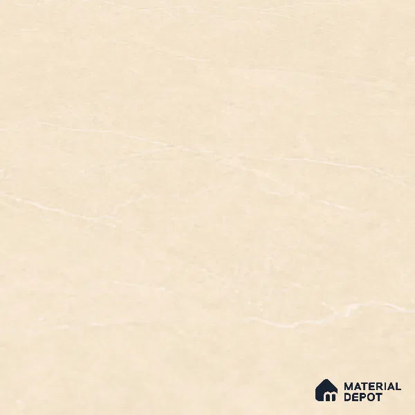 Large Format Marble Floor & Wall Tile TL 10254 Macroni Crema Carving Matte Finish Vitrified Tile - 9 mm | Suitable for Kitchen, Bathroom, Bedroom & Office | Adhesive and Spacers Must be Used During Installation