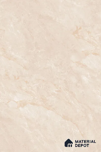Marble Floor & Wall Tile TL 09641 Indo Beige 6 ft x 4 ft Infinia Finish Vitrified Large Format Tile - 9 mm | 3 Random Design | Suitable For Living Room, Bedroom, Dining Area | Adhesive and Spacers Must be Used During Installation