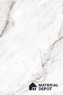 Marble Floor & Wall Tile TL 09628 Neblina Bianco Tech 6 ft x 4 ft Infinia Nutech Finish Vitrified Large Format Tile - 9 mm | 3 Random Design | Suitable For Living Room, Bedroom, Dining Area | Adhesive and Spacers Must be Used During Installation