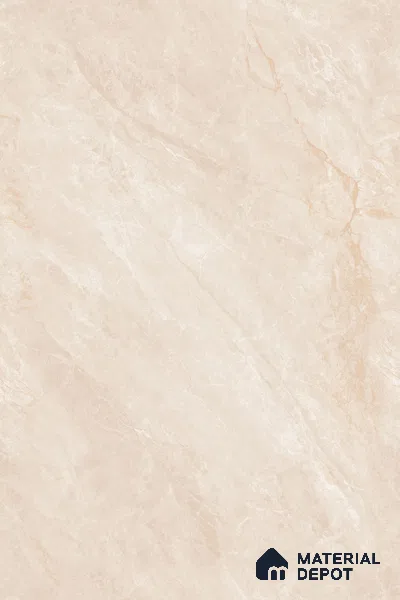 Marble Floor & Wall Tile TL 09629 Indo Beige Glit 6 ft x 4 ft Infinia Nutech Finish Vitrified Large Format Tile - 9 mm | 3 Random Design | Suitable For Living Room, Bedroom, Dining Area | Adhesive and Spacers Must be Used During Installation