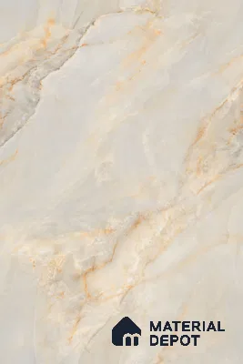 Marble Floor & Wall Tile TL 09633 Selva Onyx Crema 6 ft x 4 ft Infinia Finish Vitrified Large Format Tile - 9 mm | 3 Random Design | Suitable For Living Room, Bedroom, Dining Area | Adhesive and Spacers Must be Used During Installation