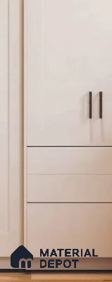 Light Beige Solid Colors look LM 23996 8 ft x 4 ft Glossy Finish Decorative Laminate - 1 mm | Suitable for TV Unit, Wardrobe, Kitchen Cabinets