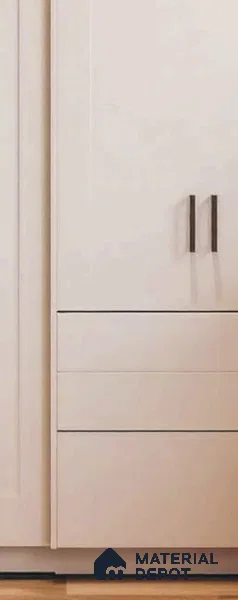 Light Beige Solid Colors look LM 23996 8 ft x 4 ft Glossy Finish Decorative Laminate - 1 mm | Suitable for TV Unit, Wardrobe, Kitchen Cabinets