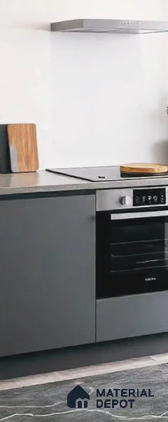 Charcoal Grey Solid Colors look LM 24008 8 ft x 4 ft Glossy Finish Decorative Laminate - 1 mm | Suitable for TV Unit, Wardrobe, Kitchen Cabinets