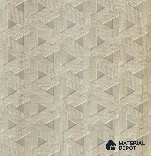 Patterned Look 607 RB33 Ice Burg 8 ft x 4 ft Diamond Daze Finish Decorative Laminate - 1 mm | Suitable for Bedroom, TV Unit, Wardrobe