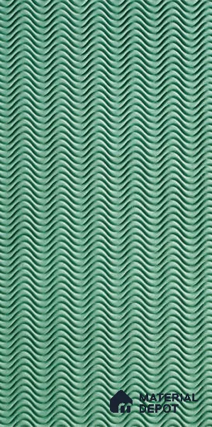 Green Patterned Decorative Wall Panel 6110 GLO (6110) 8 ft x 4 ft HDHMR Panel - 12 mm | Suitable for Feature Wall, TV Unit & Living Room | Width is Subjected to 5% Variation