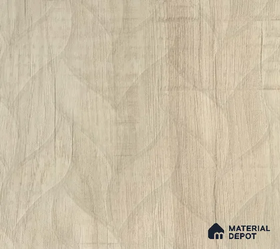 Patterned Look 632 RB24 Cuneo Oak Light 8 ft x 4 ft Leafart Finish Decorative Laminate - 1 mm | Suitable for Bedroom, TV Unit, Wardrobe