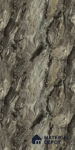 Brown Marble Look 662 STN Dark Storm 8 ft x 4 ft Stonem Finish Decorative Laminate - 1 mm | Suitable for TV Unit, Wardrobe, Kitchen Cabinets